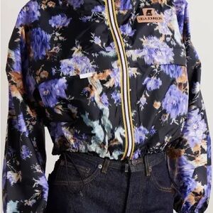 Ulla Johnson Multicolor Floral Bomber Jacket